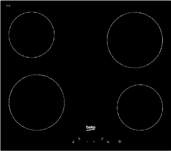 Фото товара: Beko HIC64400E стеклокерамическая поверхность