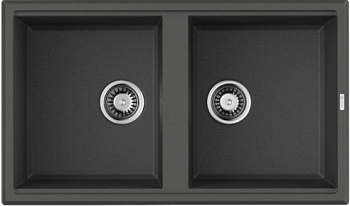 Фото товара: Omoikiri Tedori 86-2-PL, мойка, гранит, платина