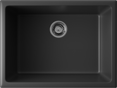 Детальное фото товара: Omoikiri Okinoshima 61-U/I-BL, мойка, керамика, черный