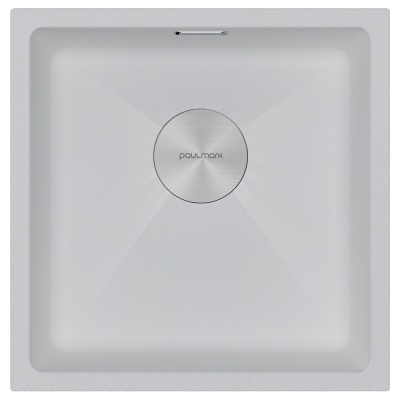 Paulmark LUMI 45UNI, мойка, гранит, белый