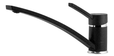 GranFest 1724, смеситель, мрамор, черный