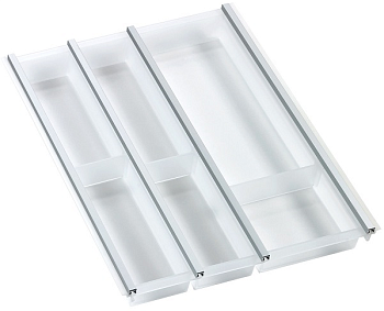 Фото товара: Ninka Cuisio Aqua 450, Innotech Hettich, лоток для столовых приборов, белый