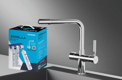 GRANULA 2088 смеситель, хром + АКС-002 фильтр Барьер ЭКСПЕРТ