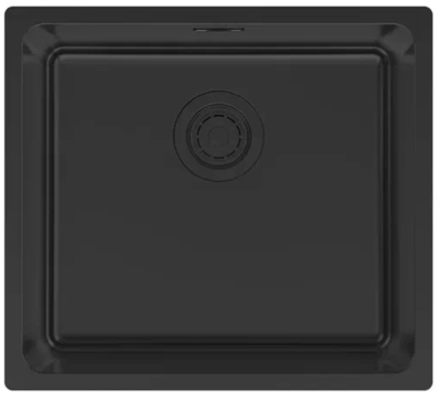 Детальное фото товара: Paulmark YUNI 49 UNI, мойка, нержавеющая сталь, матовый черный