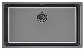 Фото товара: Paulmark YUNI 76 UNI, мойка, нержавеющая сталь, вороненая сталь