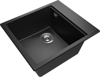 Фото товара: Rivelato TESORO TR-455-L antracite мойка, гранит, антрацит