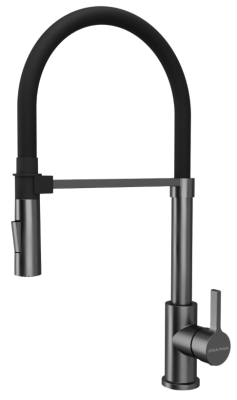 Детальное фото товара: Paulmark HALT, смеситель, вороненая сталь