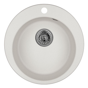 Фото товара: GRANULA 4801 мойка, гранит, арктик (белый)