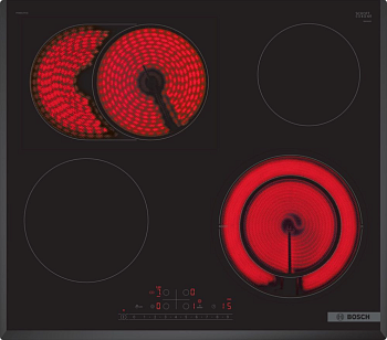 Фото товара: Bosch PKN651FP2E стеклокерамическая поверхность