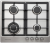 Zigmund & Shtain GN 128.61 S Детальное фото товара: Zigmund & Shtain GN 128.61 S газовая поверхность