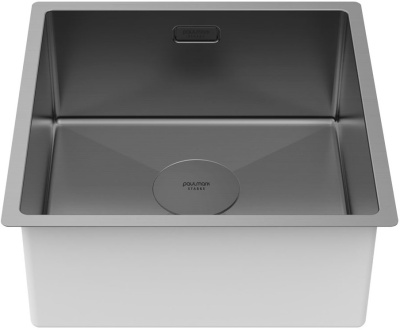Детальное фото товара: Paulmark NEXT 44 UNI, мойка, нержавеющая сталь, вороненая сталь
