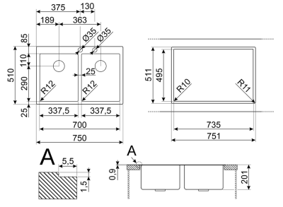 Схема встраивания
