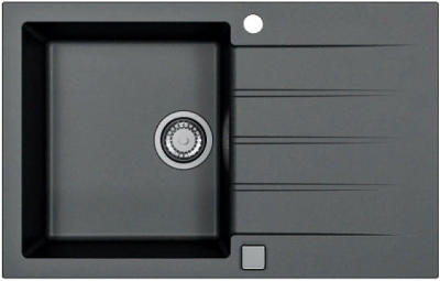 ALVEUS GRANITAL CADIT 20 CARBON - G91, мойка, гранит, черный (в комплекте с сифоном 1132823) ALVEUS GRANITAL CADIT 20 CARBON - G91, мойка, гранит, черный (в комплекте с сифоном 1132823)