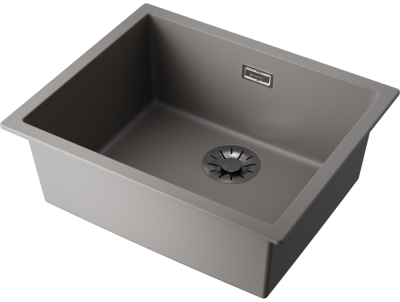 Детальное фото товара: Omoikiri Yamakawa 55-U/I-GR, мойка, керамика, leningrad grey