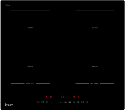 Фото товара: Evelux EHI 6448 индукционная поверхность