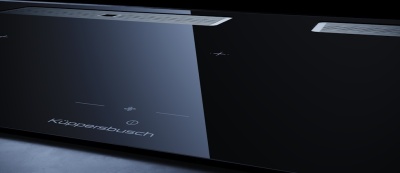 Детальное фото товара: Kuppersbusch KMI 12850.0 SR-S Silver Chrome индукционная поверхность