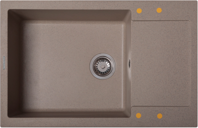 Детальное фото товара: Zigmund & Shtain RECHTECK 780.490, мойка, речной песок