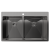 Rivelato RINOX 8050 В2 PVD black, мойка, нержавеющая сталь, черный Детальное фото товара: Rivelato RINOX 8050 В2 PVD black, мойка, нержавеющая сталь, черный