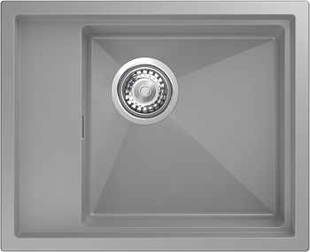 Фото товара: Rivelato NOBILE 544-L grigio metallizz, мойка, гранит, серый металлик