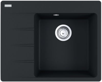 Franke CNG 611/211-62 TL, мойка, гранит, черный матовый, чаша справа