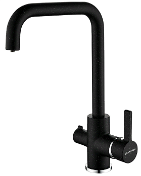 Фото товара: Paulmark LOGAS, смеситель, гранит, черный