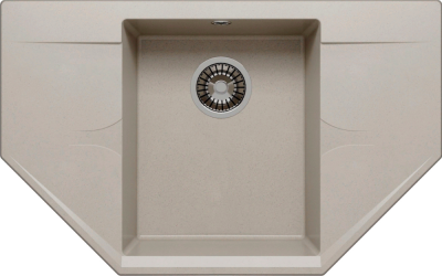 Polygran RIFF-800, мойка, мрамор, серый 14