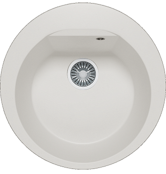 Фото товара: Polygran ATOL-520, мойка, мрамор, белый хлопок 36