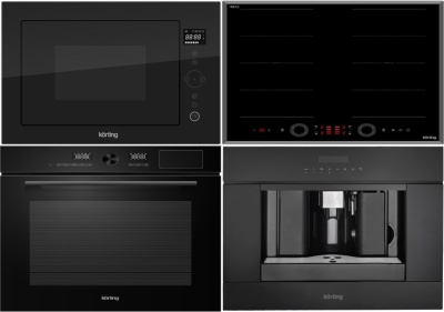 KORTING HIB 68700 B QUADRO + OKB 1650 GN STEAM + KMI 825 TGN + KCM 9200 BG