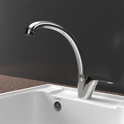 Детальное фото товара: GranFest QUARZ Z3323, смеситель, нержавеющая сталь