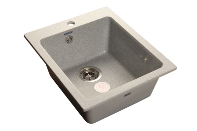 GranFest PRAKTIK GF-P-505, мойка, мрамор, серый Детальное фото товара: GranFest PRAKTIK GF-P-505, мойка, мрамор, серый