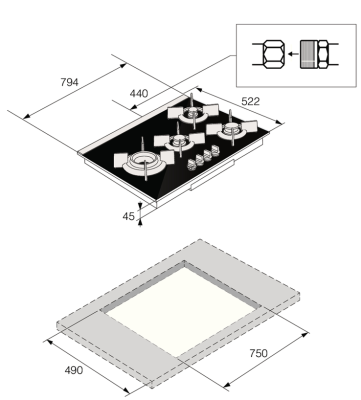 Схема встраивания