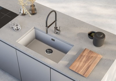 Детальное фото товара: ALVEUS OMNI 40 GRANITAL CONCRETE-G81, мойка, гранит, серый (в комплекте с сифоном 1145083)