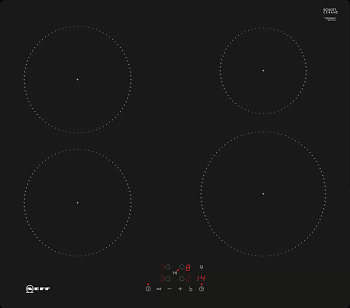 Фото товара: NEFF T36CB40X1 индукционная поверхность