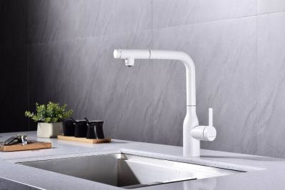 Paulmark VIPER, смеситель, белый матовый Детальное фото товара: Paulmark VIPER, смеситель, белый матовый