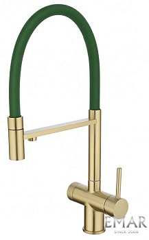 Фото товара: Emar EC-7024GRN Matt Gold, смеситель, матовое золото
