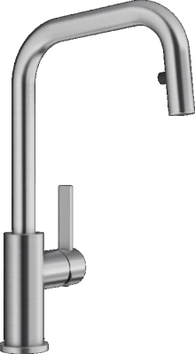 Фото товара: Blanco Jandora-S, смеситель, нержавеющая сталь матовая