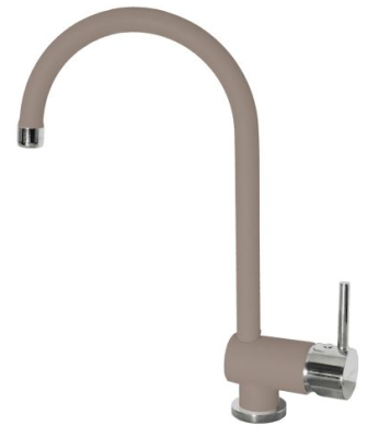 Детальное фото товара: ALVEUS ARC 110 BEIGE - G55, смеситель, гранит, бежевый