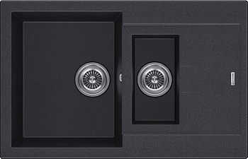 Фото товара: KUCHENSTERN PLAT 60-2, мойка, гранит, антрацит