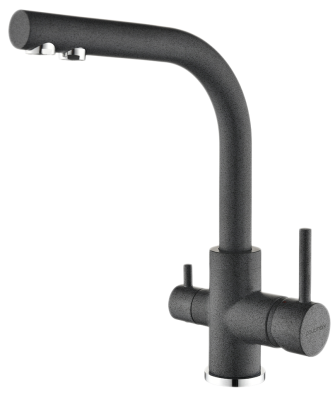 Детальное фото товара: Paulmark ESSEN, смеситель, гранит, графит