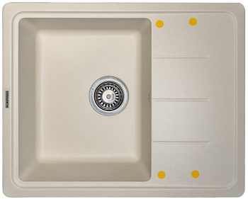 Фото товара: Ecoshtein RECHTECK 620, мойка, гранит, капучино