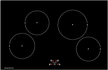Фото товара: Kuppersbusch KI 8120.0 SR индукционная поверхность