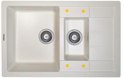 Ecoshtein RECHTECK 781.5, мойка, гранит, жасмин