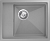 Фото товара: Rivelato NOBILE NB-544-L grigio metallizz, мойка, гранит, серый металлик