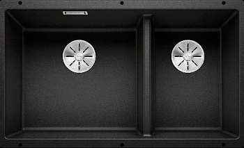 Фото товара: Blanco Subline 430/270-U, мойка, гранит, черный