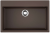 Детальное фото товара: Omoikiri Tedori 79-DC, мойка, гранит, темный шоколад