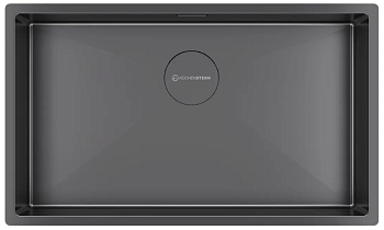 Фото товара: KUCHENSTERN KRAFT 80, мойка, нержавеющая сталь, вороненая сталь