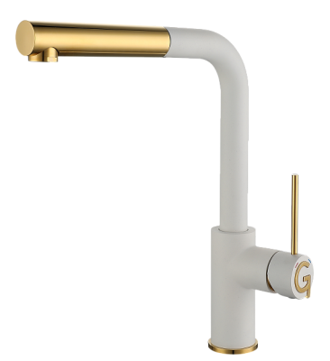 Rivelato ALBANO 1573503 brina/oro, смеситель, гранит, иней/золото