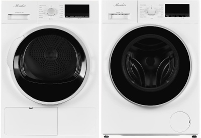 Фото товара: Monsher стирка MWM 570 Blanc + сушка MDM 630 Blanc