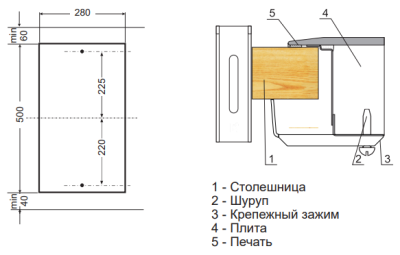 Схема встраивания