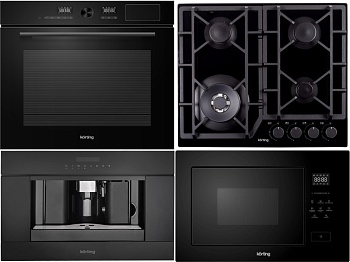 Фото товара: KORTING HGG 6919 CTN + OKB 1650 GN STEAM + KMI 827 GN + KCM 9200 BG